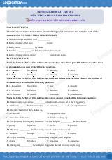 Đề thi giữa kì 1 Tiếng Anh 10 iLearn Smart World - Đề số 4